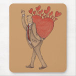 Man in Love Mousepad