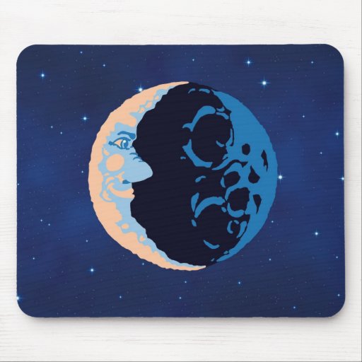 Man in Moon Mousepads