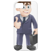 Man in suit thumbs up drawing iPhone 5 cases