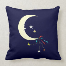 Man In The Moon Pillow