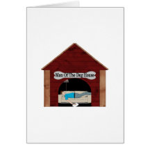 Man Of The Dog House Greeting Card