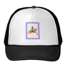 man on horse trucker hats