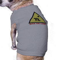 Man on leash pet clothes