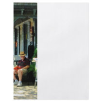 Man Reading by Book Stall