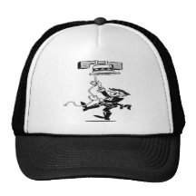 Man Ringing Liberty Bell Trucker Hat