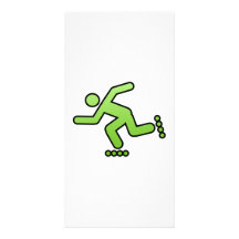 Man Skating Personalized Photo Card