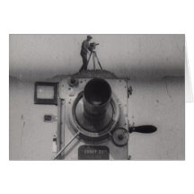 Man with a Movie Camera (1st Shot) Greeting Cards