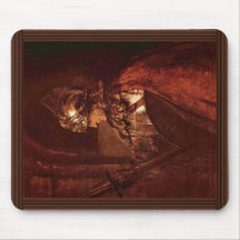 Man With Arms (Alexander The Great) By Rembrandt Mouse Pad
