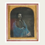Man with blue cloak and revolver (40455) posters