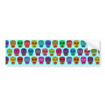 Man & Woman Sugar Skulls bumper stickers
