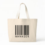 Manager Bar Code Tote Bags