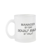Manager Deadly Ninja by Night Mugs