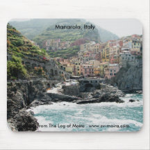 Manarola, Italy Mouse Pads