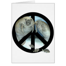 manatee peace cards