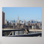 Manattan Skyline Poster