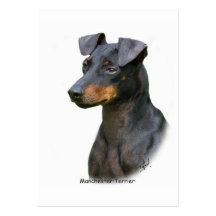 Manchester Terrier Business Card Template