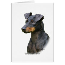 Manchester Terrier Greeting Card