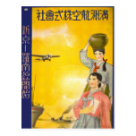 Manchuria Air Postcard