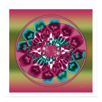 Mandala 1 de cercle de culture affiches