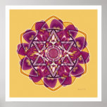 Mandala 4 de cercle de culture poster