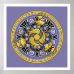 Mandala 5 de cercle de culture affiche