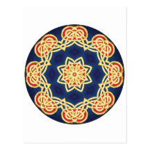 Mandala celtique cartes postales