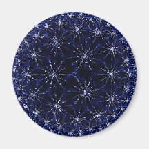 mandala design colour refrigerator magnet