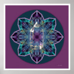 Mandala en cristal 3 posters