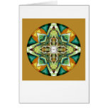 Mandala en cristal 6 carte de vœux