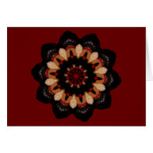 Mandala flower greeting cards
