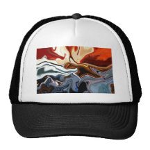MANDALA FRACTAL GOLDEN GATE HAT