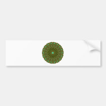 Mandala Inspired Flower bumper stickers