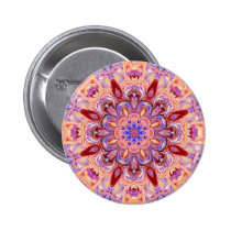 Mandala Kaleidoscope Button buttons