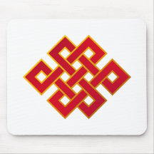 Mandala Karma Buddhism Eternal Knot Mouse Pads