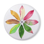 Mandala Leaves magnets