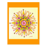 Mandala Original Drawing Post Cards