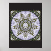 Mandala print - "Angelic Touch"