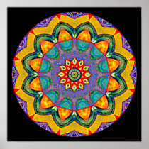 "Mandala Quilt" Crystal Mandala