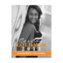 Mandarin Orange Photo Graduation Announcement
