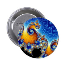 Mandelbrot Set Fractal Shape Pins