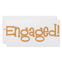 Mandi-Engaged-Orng Photo Cards