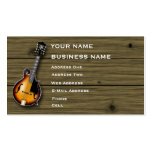Mandolin - Music Business Card