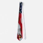 mANDOLIN -TIE-AMERICAN FLAG