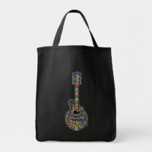 Mandoline de mosaïque sac de toile