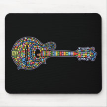 Mandoline de mosaïque tapis de souris