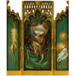 Mandragora gothic mandrake angel Triptych Acrylic Cut Out