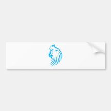 Mandrill in Swish Drawing Style Bumper Sticker