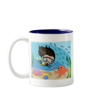 Mandy and Bubbles the Octopus Coffee Mug