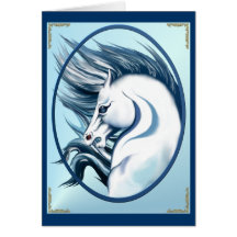 Mane Attraction in White Card