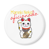 Maneki Neko Aficionado Magnet
